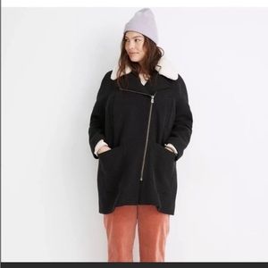 Madewell Eldridge Zip Coat in Insuluxe Fabric